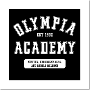 Olympia Academy in White Posters and Art